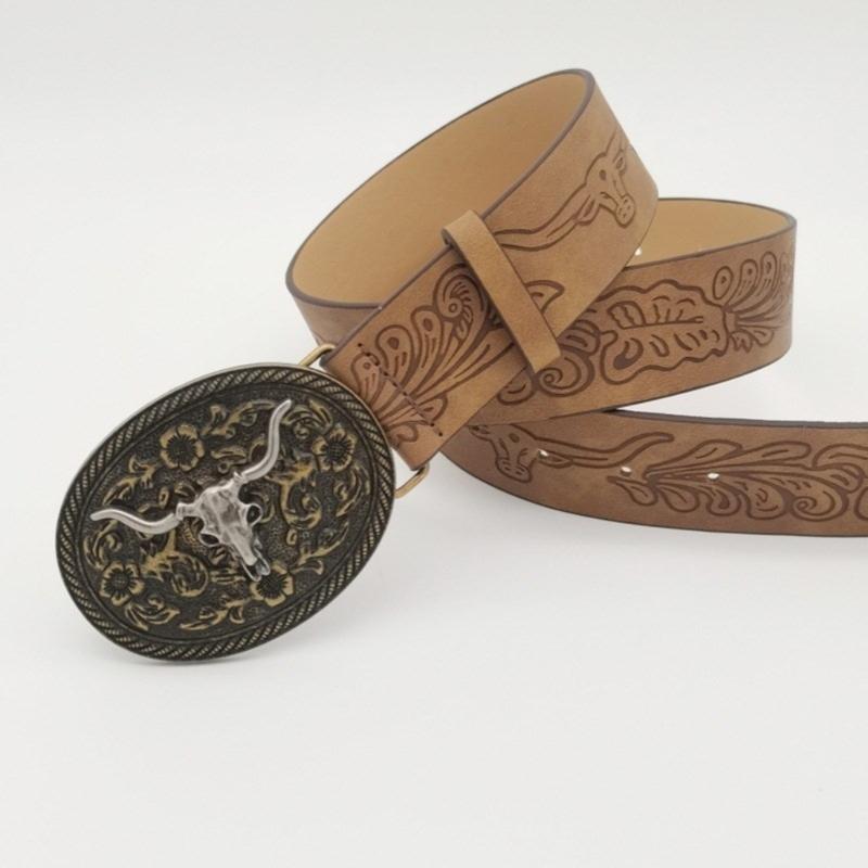 Girls PU Belt Motorcycle Embossed Pattern Waist Belt Fashion Enthusiasts Belt Coat Dress Female Decorative Waistband