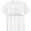 San Francisco Skyline Golden Gate Bridge USA California T-Shirt