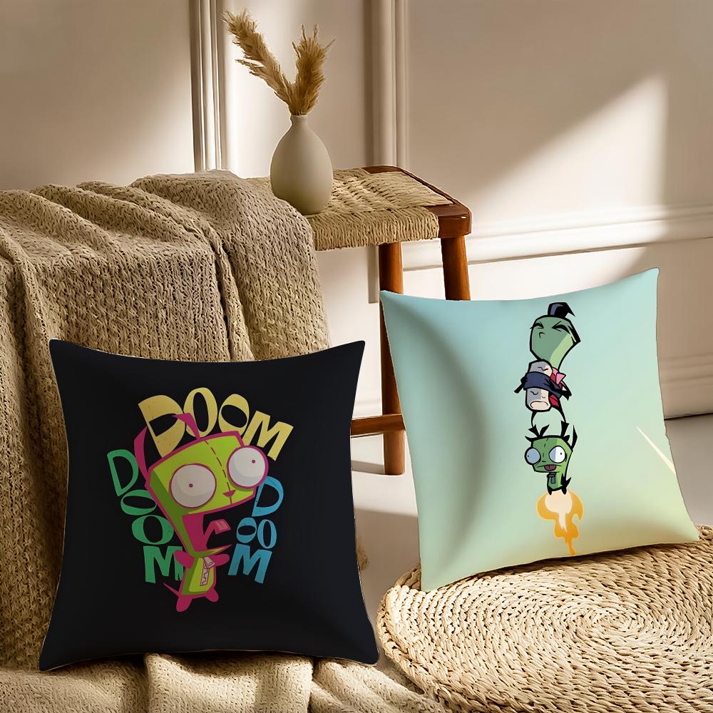 Animation I-Invader Cushion Cover Pillowcase Anti-Dustmite Living Room Sofa Decor Cushion Room