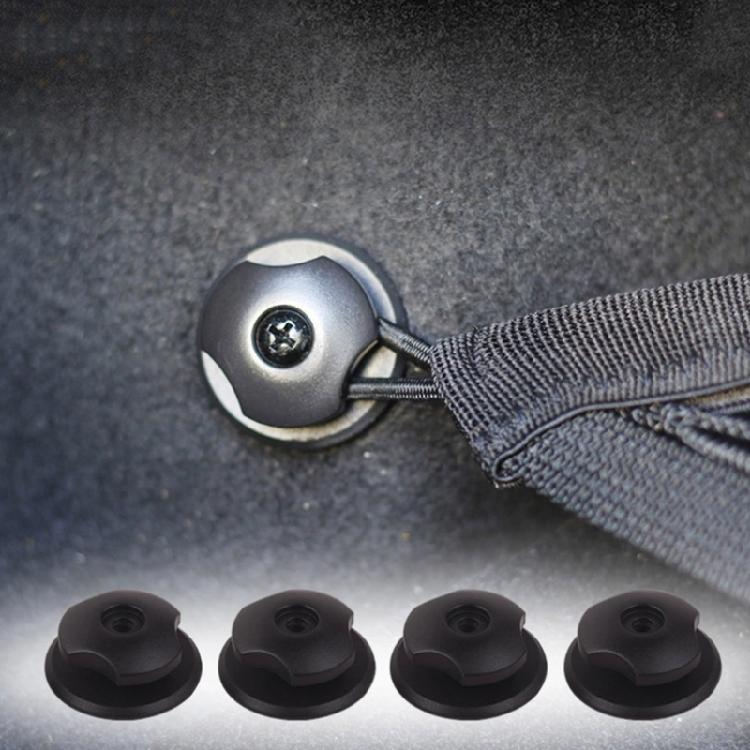 4Pcs Auto Rear Trunk Mount Hook Car Cargo Trunk Hook Car Interior Organizer Accessories Car Cargo Net Hook Hardware Kit
