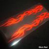 2Pcs Reflective Car Motorcycle Sticker Flames Decal Sticker Decoration Decals Vinyl Waterproof