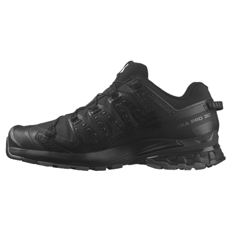 SALOMON XA Pro 3D V9 Wide Gore Te Cushioning Low top Outdoor Shoes Men's Black Sneakers 472770