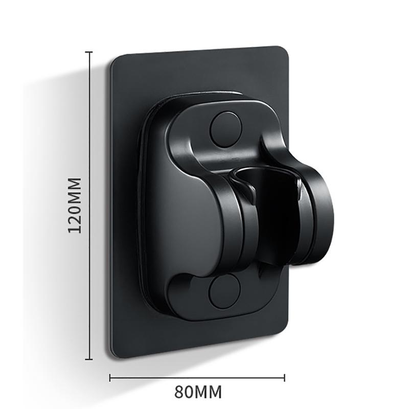 

1 шт. Универсальный держатель для душевой лейки, сильный клей, водонепроницаемый, регулируемый кронштейн для душа, основа, поддержка душевой лейки для ванной