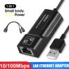 Lan Ethernet-adapter Autotilkobling USB-adapter Kompatibel for Amazon Fire TV 3 / Stick Gen 2 / 2 Stopp