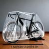 Langlebige & Sichere Fahrrad-Outdoor-Abdeckung - Transparentes Wasserdichtes Hochfestes PVC-Material, Vollständiger Schutz Gegen Raue