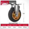 5-inch Medium-Duty Directional Solid Rubber Caster Wheel
