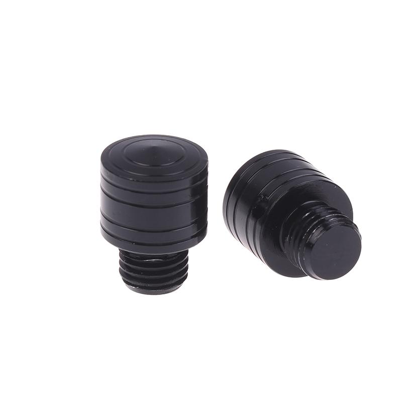 2Pcs Motorcycle Anti-Rust Cnc Aluminum M10 Rear View Mirror Hole Plugs Screws Rearview Mirror Holder Moto Accessories