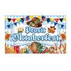 Oktoberfest München Bier Hintergrund Banner Gerstenmalz Muster Restaurant Party Kneipe Wanddekor Fotografie Kulisse 5x3FT