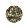 4CM Masonic Freemasonry Souvenir Coin Collection Brotherhood The Eye of Coin Making Good Men Better Commemorative Medal