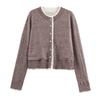 Kaslead New Women Clothes Western Style Versitile Fashion Contrast Color Knitted Outerwear 2142198 706