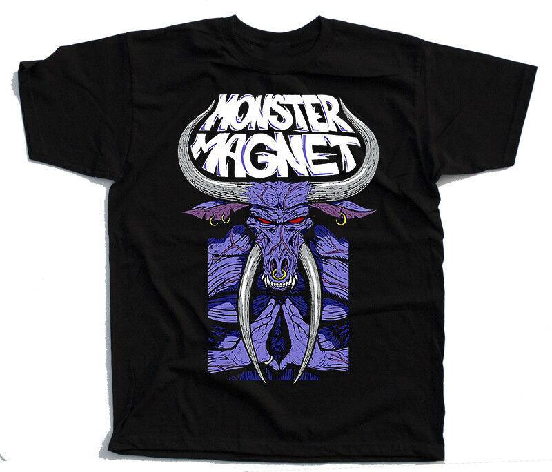 Monster Magnet Stoner BAnd Bawełniany T-shirt z Krótkim Rękawem Czarny Męski S-2XL F018 Koszulka Unisex