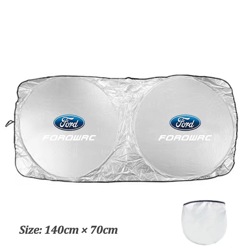 Car Windshield Sun Shade Cover Blocks Rays Protector Interiors For Ford ST-Line Focus Fiesta C-Max Edge Mondeo Explorer Transit GMSBD1