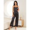 Ice Silk Pajamas Women's Summer Suspender Top Trousers Two-piece Loungewear Pajamas