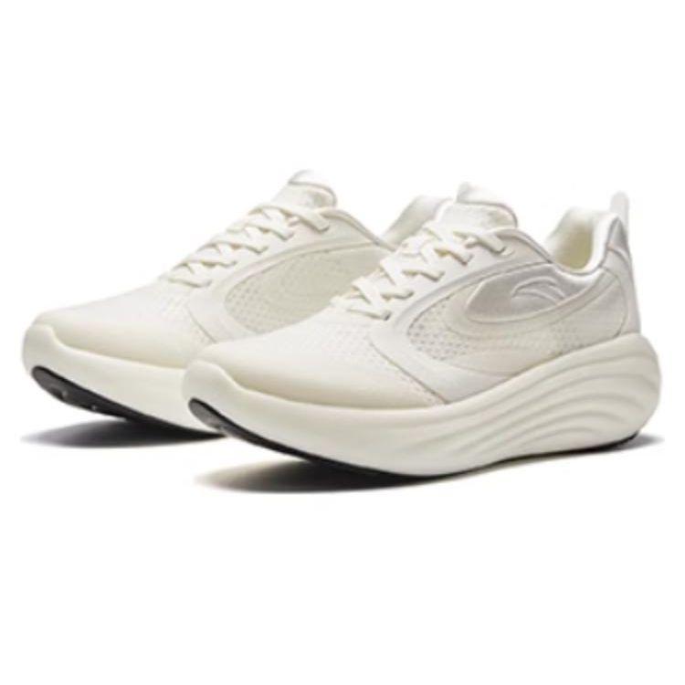 Anta Comfortable Versatile Non-Slip Durable Low-Top Casual Shoes Women sneakers White 922427703-2