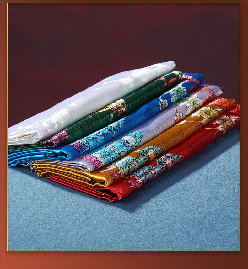 Embroidered Tibetan Silk Hada Jewelry Gift, 2.5m X 45cm
