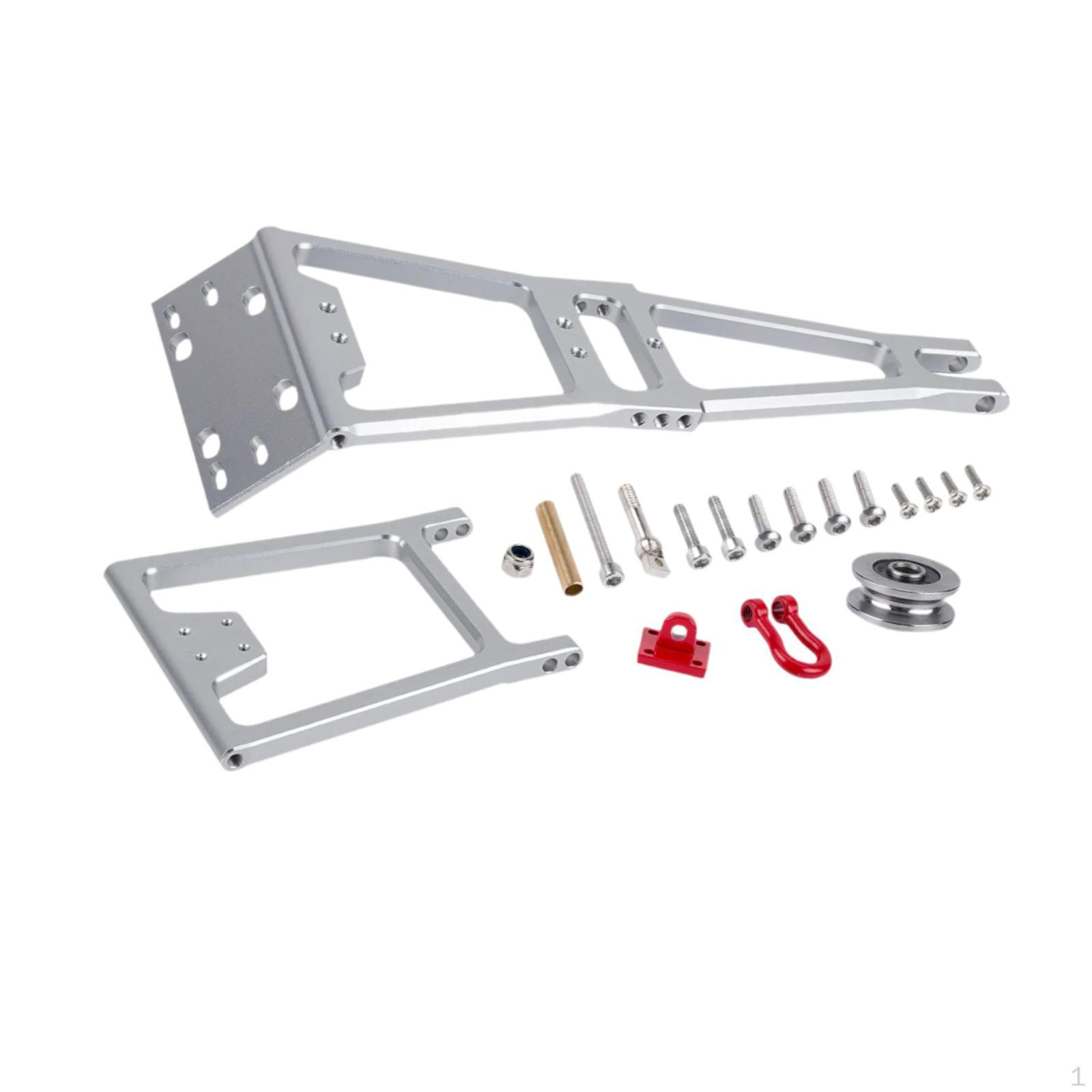 

1/10 RC Truck Tow Crane Arm Accessories Professional Replacement Aluminum Alloy Spare Parts High Silvery