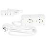 Power Strip - Rev - Biniplus - 6 Sockets - White - Power Supply