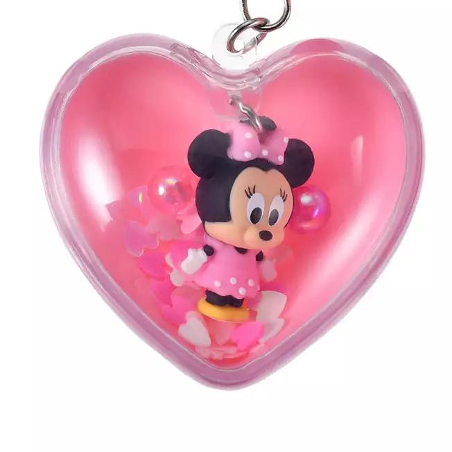 Disney Minnie Keychain Shape Capsule Key Chain Fes Japan NEW Disney Store