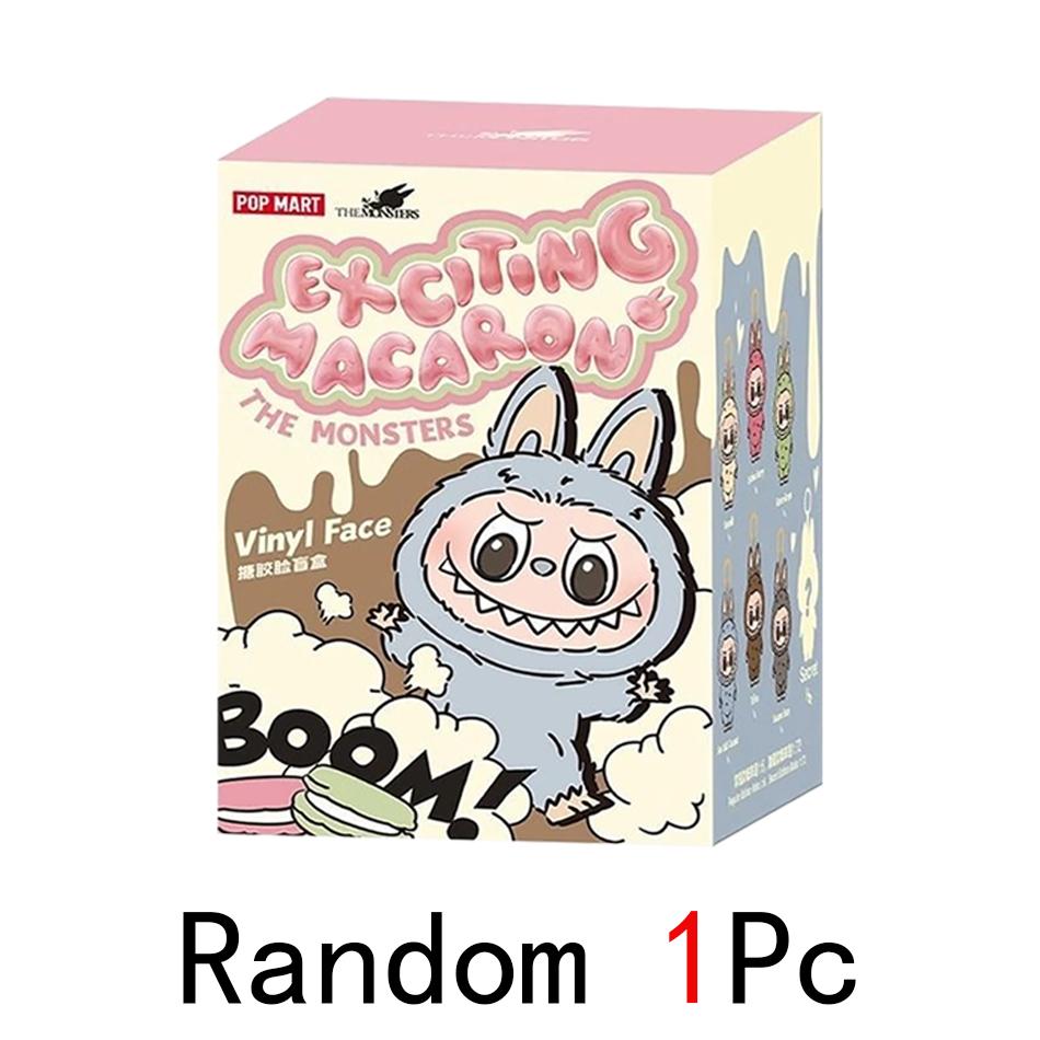 

Горячий Labbubu V1 The Monsters Heartbeat Макарон Эмалевое Лицо ПВХ Фигурка Настольное Украшение Кавайная Кукла Детский Рождественский Подарок V1- Random 1Pc