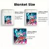 BNA 2D Flat Pattern Flannel Blanket High Quality All Seasons Warmth and Comfort Perfect for Christmas Gifts.