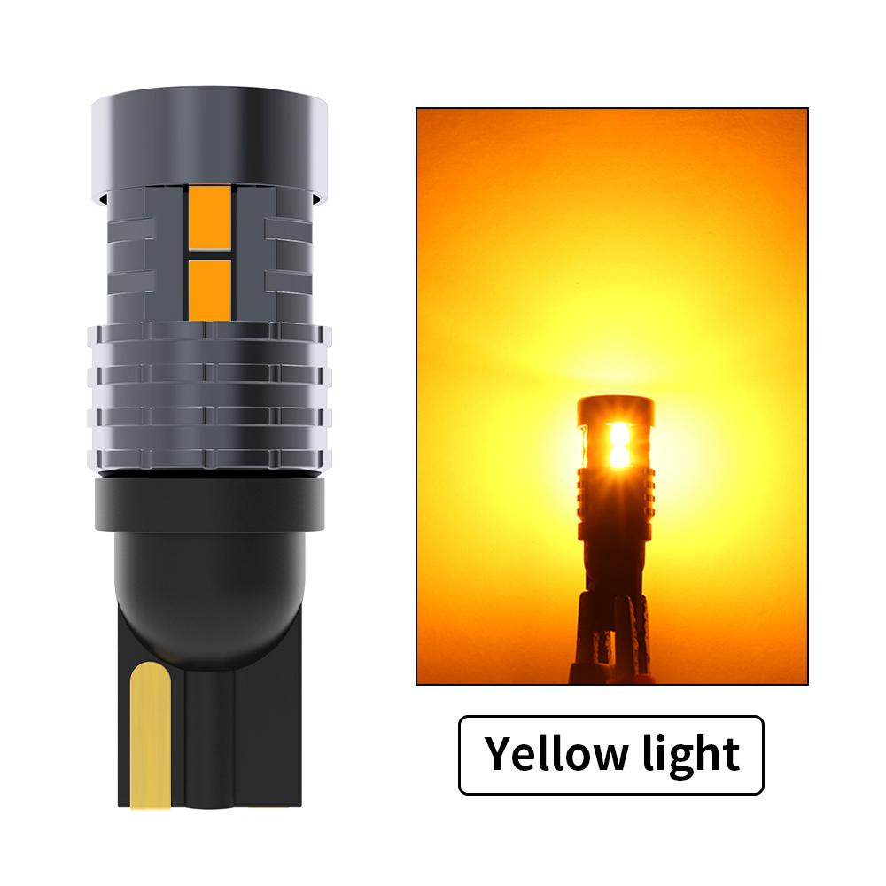 2X T10 W5W CANBUS 3020 Led Bulbs No Error Interior Lights License Plate Lamp Taillight Stop Lamp Clearance Lamp 12V Amber White