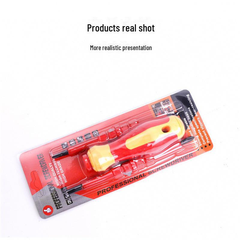 "9-in-1 Insulated Electrician's Screwdriver Set for Multi-Purpose Repairs"