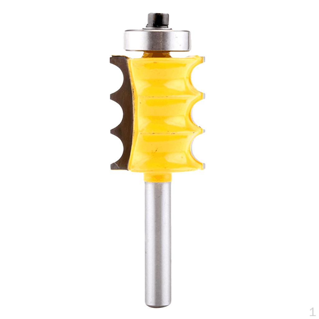 

1 Piece 1/2 Or 1/4 Shank With 3/16 Rad. Triple Bead Router Bit - 0.25inch 0.25inch