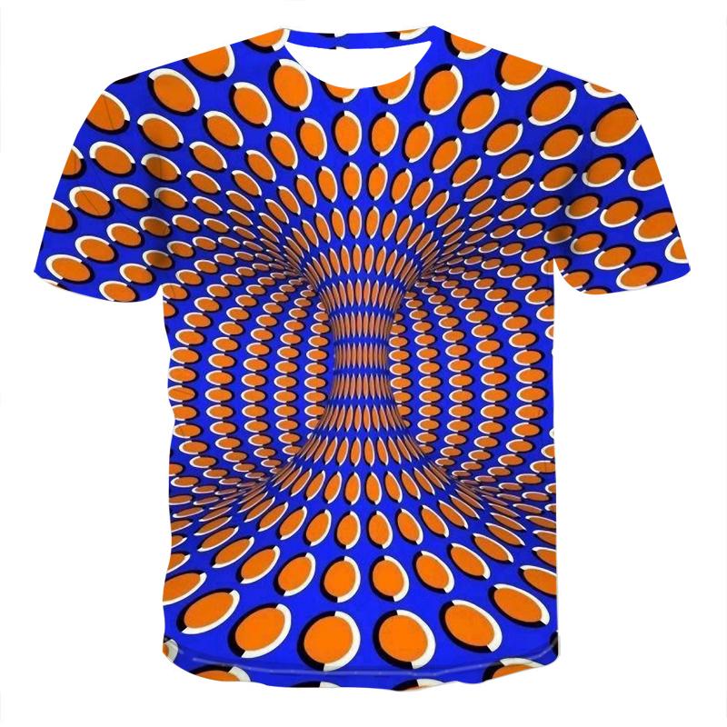 E-Chip Summer Men's T-Shirt Lights T-Shirt Punk Clothing CD T-Shirt Top T-Shirt Men's Fun 3d Printed T-Shirt Casual Top T-Shirt