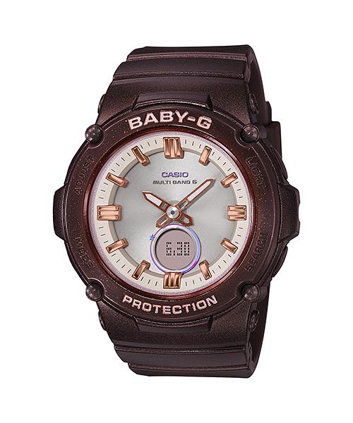 

Casio Baby-G Women s Resin 100M Water Resistant Shock Resistant Alarm Quartz Watch BGA-2700SD-5A коричневый