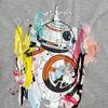 Star Wars Womens/Ladies BB-8 Abstract Heather T-Shirt