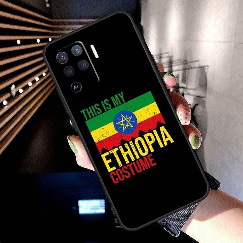 Ethiopia Flag Case For Oppo A5 Pro A15 A17 A57 A77 A18 A38 A58 A78 A98 A94 A74 A54 A16 A76 A96 A40 A60 A80
