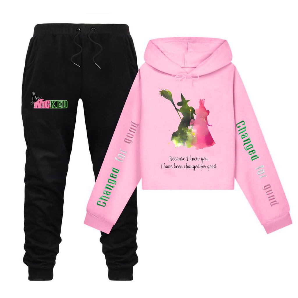 Dwuczęściowy strój dziecięcy dla chłopców i dziewczynek (spodnie + top)