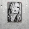 kate moss Decor Poster Vintage Tin Sign Metal Sign Decorative Plaque for Pub Bar Man Cave Club Wall Decoration