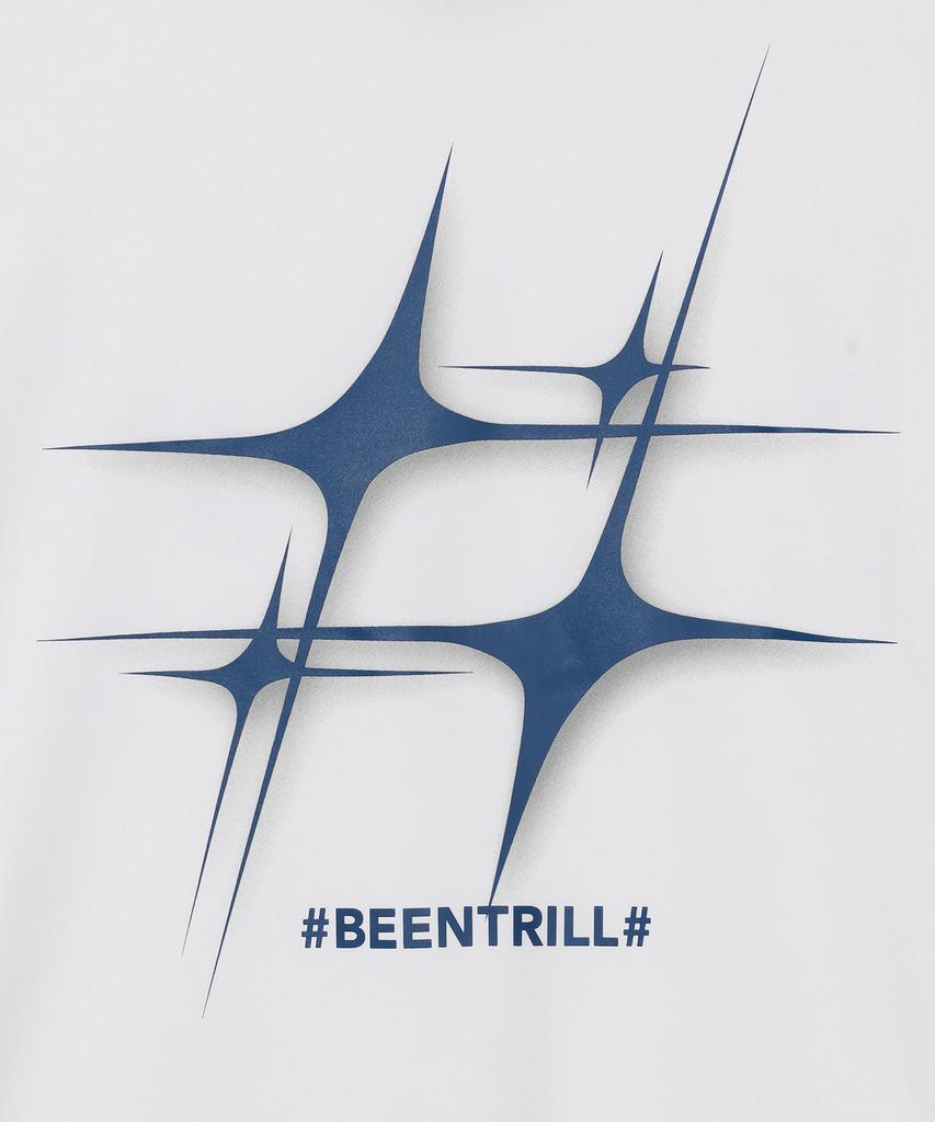 BEENTRILL Star Hashtag T-Shirt (White)