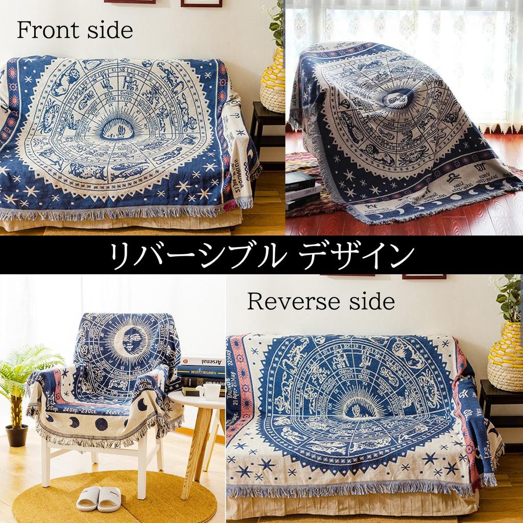 NOELAMOUR Tarot Paño Grande Mágico 90x90cm, Tapiz, Constelación, Horóscopo, Alfombra, Trucos,