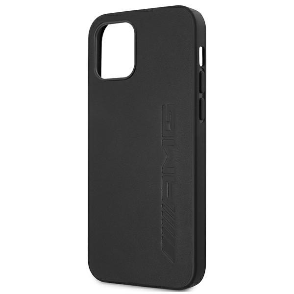 Etui do iPhone 12 Pro Max AMG Skórzane Czarny