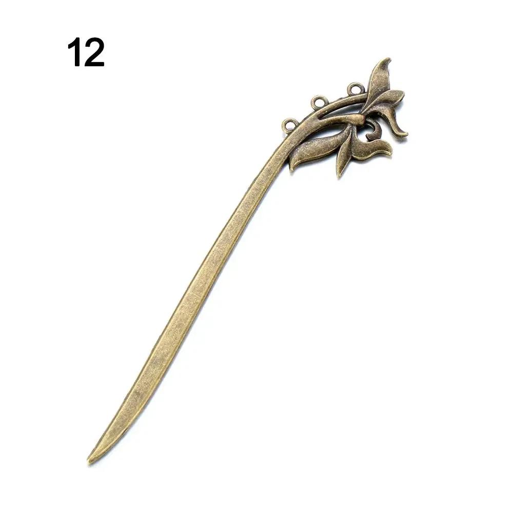 Hair Care Fashion Hair Accessories Vintage Metallic Styling Tools Vintage Hair Sticks Hairpin Hair Clip Bronze Hairpins