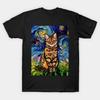 Brown Tabby Night T-Shirt