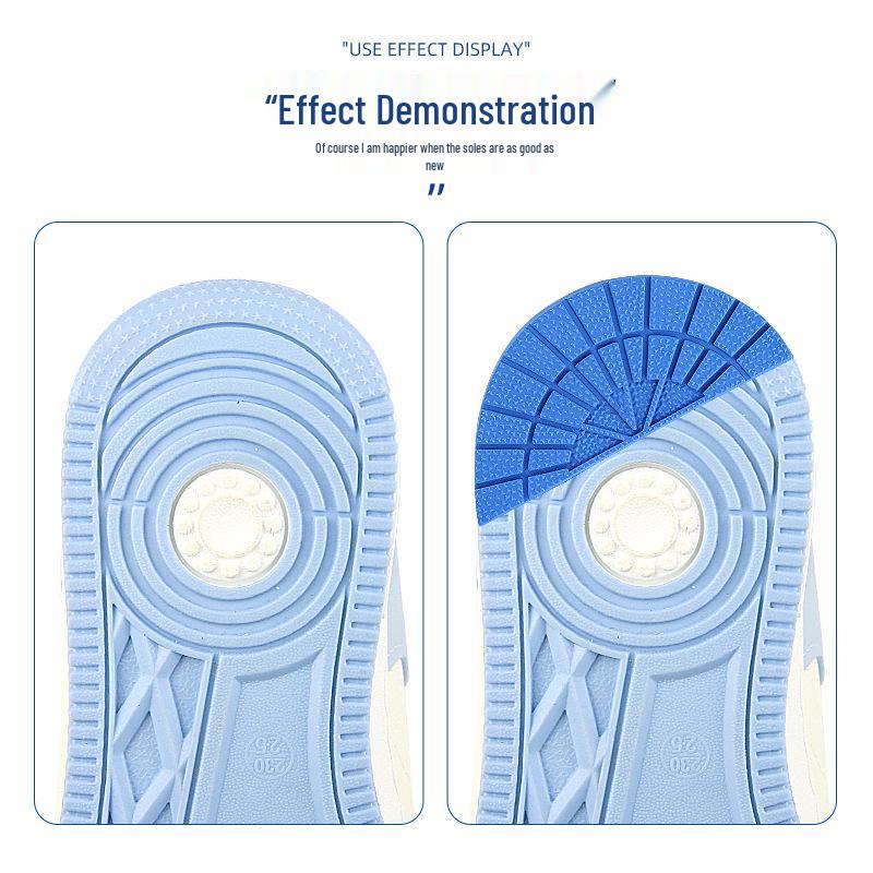 Unisex Anti-Slip Wear-Resistant Basketball Shoe Stickers: Self-Adhesive Rubber Protection Patches for Sports Shoes