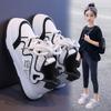 Girls Shoes Sneakers Summer 2025 New Children's Soft-soled Breathable Trendy Cool Older Children's Girls Medium and Older Children's Board Shoes