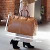 Boston Old Leather Nachtreise 45cm 23L Hergestellt in Japan Toyooka-gefertigte Tasche, Matt-Reißverschluss, Look, 1-2 Taschen, Breit, Fassungsvermögen, (Schwarz)