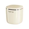 Samll Trash Cans with Lids Press Style Desktop Dustbin Suitable for Bathrooms Offices Bedrooms Desks Plastic Dustbin