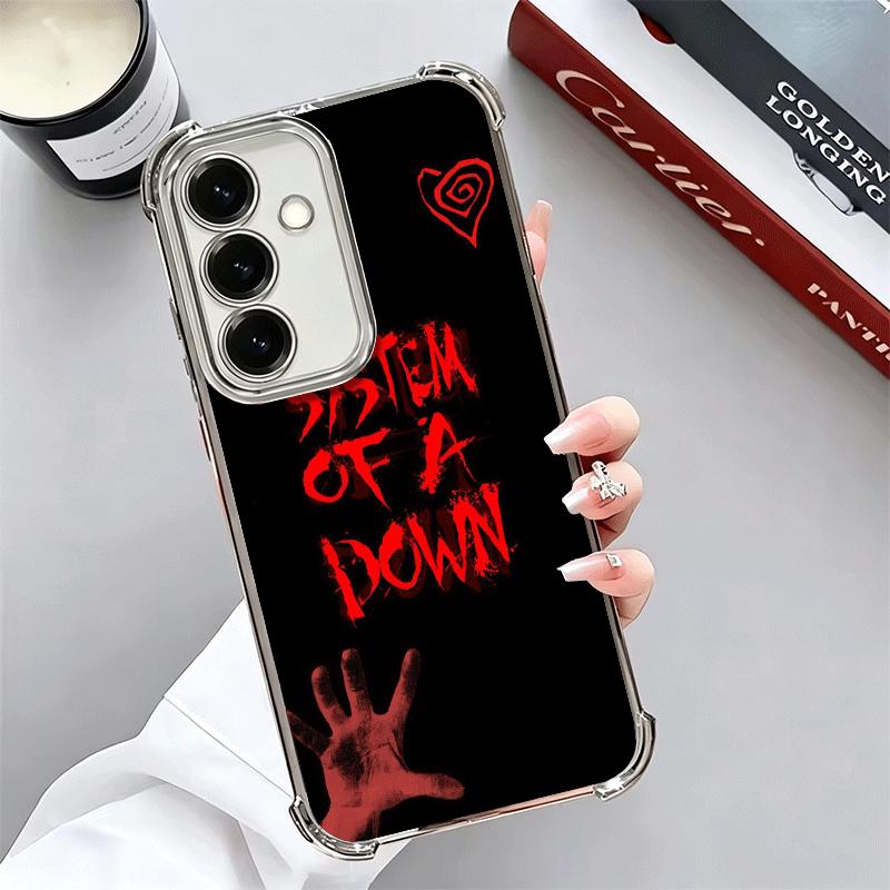

System Of A Down Soft Phone Case For Samsung A17 A27 A07 A37 A57 A16 A56 A15 A55 A14 A54 A13 A53 A26 A36 A25 A35 A24 A34 A23 A33 Samsung A16