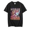 Rap Singer Megan Thee Stallion Graphics Print T Shirt Unisex Vintage Short-Sleeve T-Shirts Streetwear Harajuku Tees Oversized