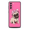 Cute Pug Dog Phone Case For Samsung Galaxy S24 S23 S22 S20 S21 FE Ultra S24 S23 S10 S10E S9 S8 Plus 5G Phone Cover Fundas Capas