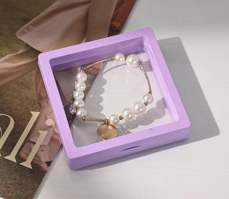 Transparent Jewelry Anti-Oxidation Display Box for Rings and Pendants