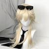 Blonde Wig with Bangs Short Hair Wig for Men Daily Use Natural Looking Korean-style Male High Temperature Fiber Synthetic Wigs