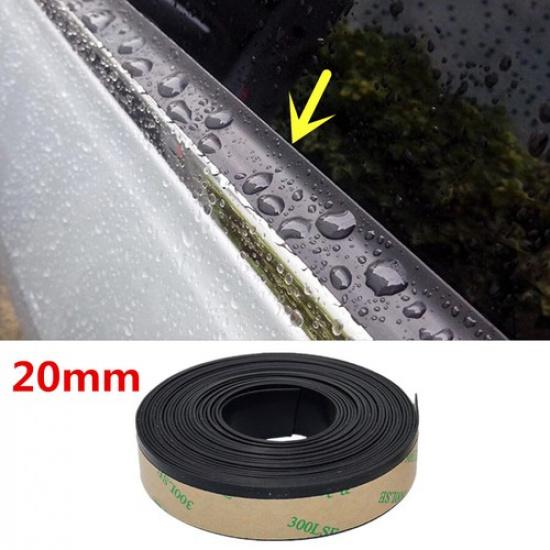 13FT Rubber Car Side Door Window Glass Seal Weatherstrip Rain Visor Universal 1x
