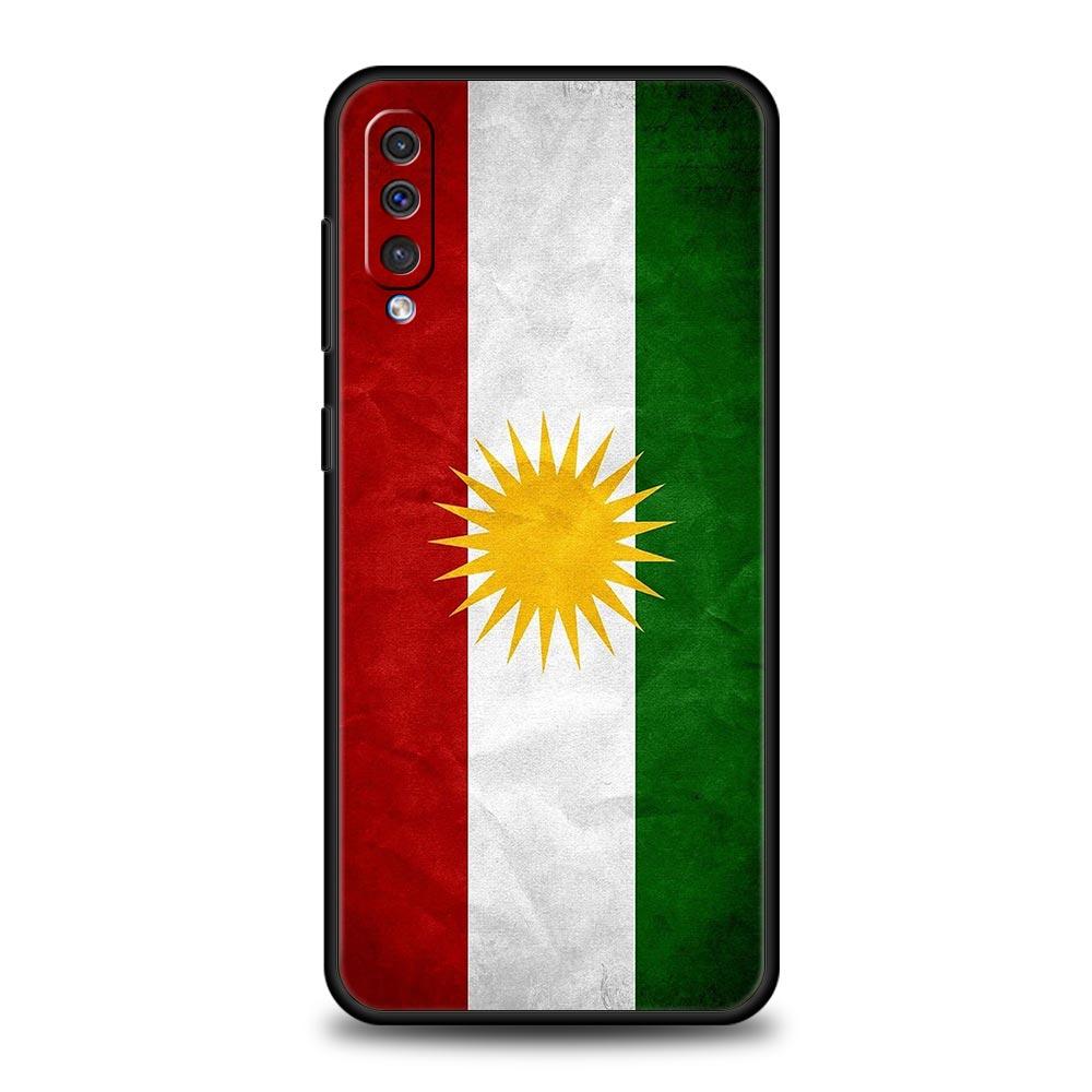 K-Kurdistan Flag Phone Case For Samsung A56 A36 A26 A24 A12 A14 A16 A50 A70 A20E A22 A30 A40 A34 A54 A42 A52 5G A04s A06 Cover