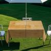 Outdoor Rectangular Table Cover With Starry Sky Sand Flow Waterproof Elastic Edge Patio Garden Dining